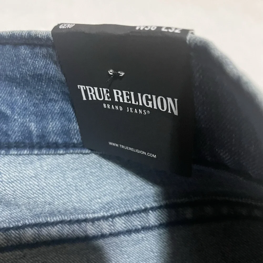 TRUE RELIGION GENO RELAXED SLIM SN FLAP 700595 JEANS MENS SIZE 36 x 32‎ $159 NWT
